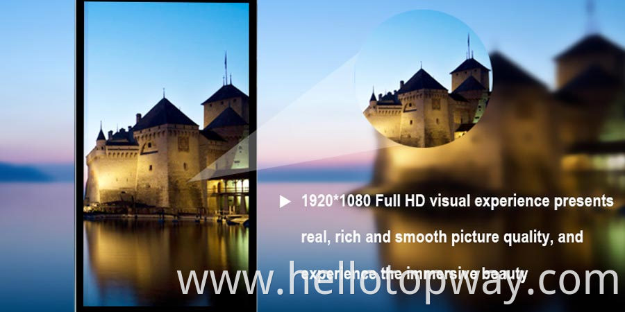 floor standing lcd advertising display
